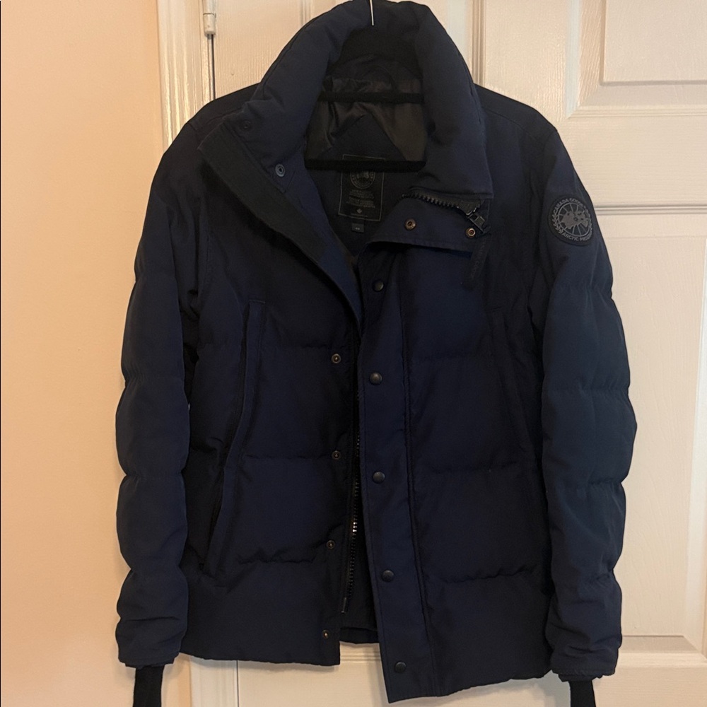 Canada Goose Dark Blue Puffer Jacket